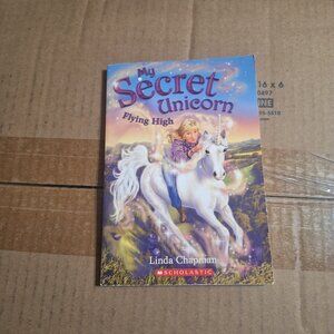 my secret unicorn flying high